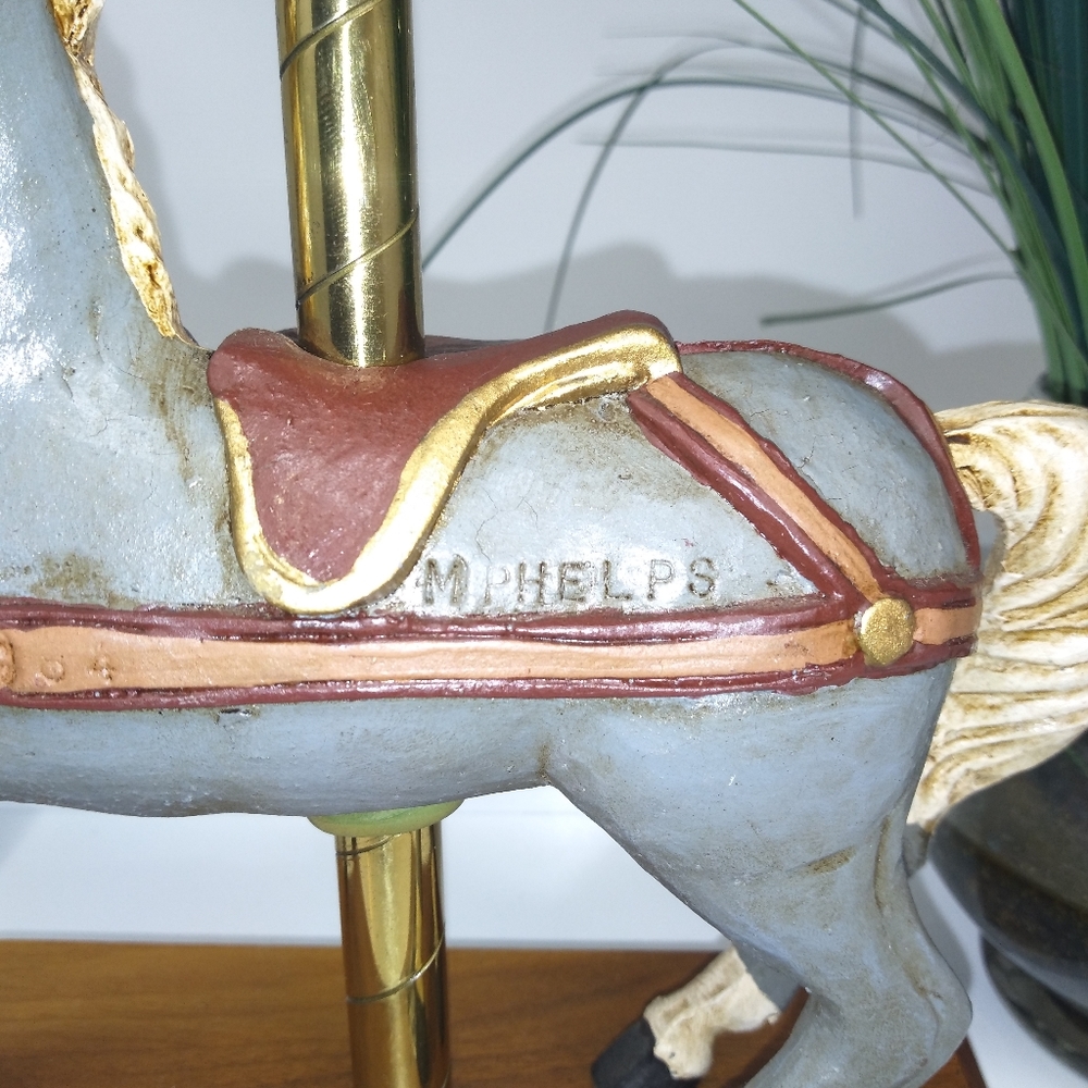 PJ's Carousel Collection Dentzel Style Horse - Picture 5 of 6